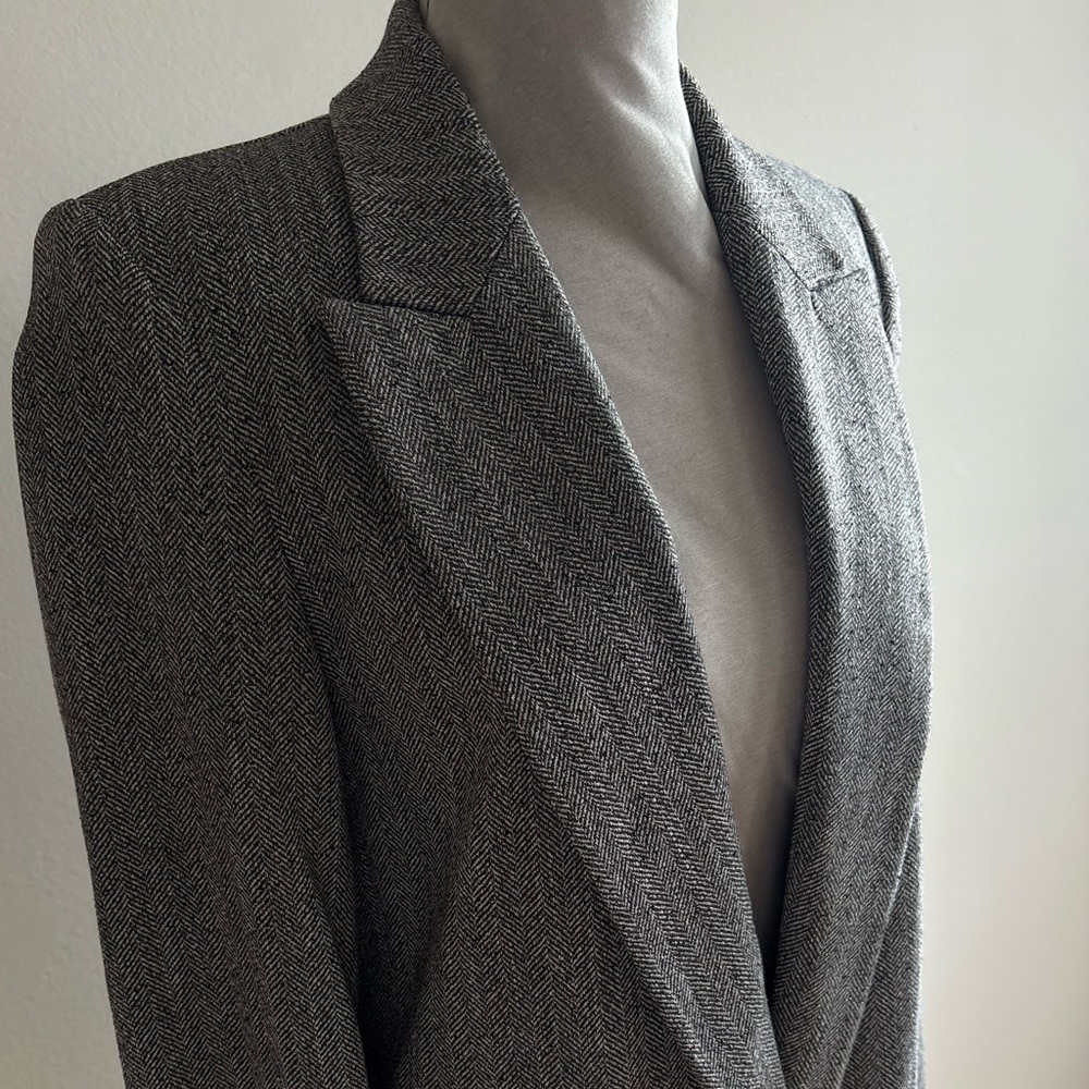 Zara Oversized Herringbone Women's Blazer